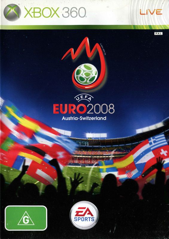UEFA Euro 2008 box art for Xbox 360